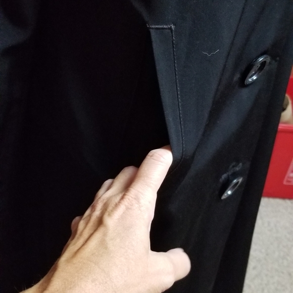 Jones New York Petite black raincoat - Picture 4 of 9